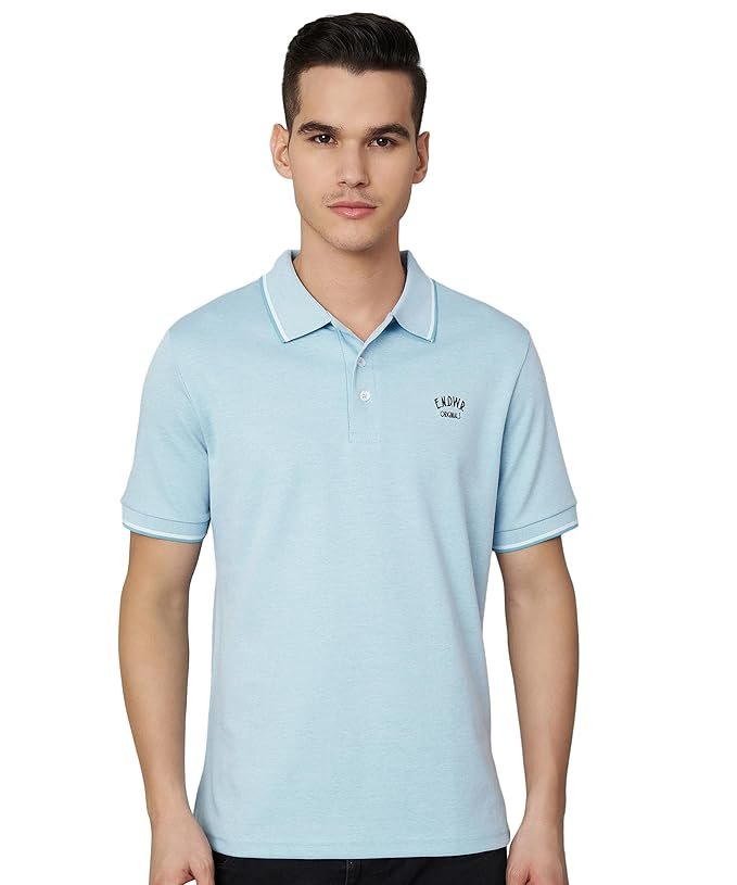 ENDEAVOUR WEAR Men's Super Soft Craftmanship Regular Fit Polo Tshirt