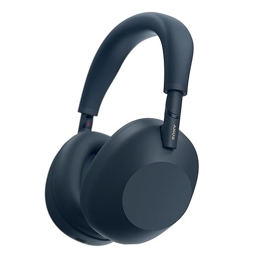 Sony WH-1000XM6 The Best Wireless Noise Canceling Headphones, HD NC Processor QN3, 12 Microphones, Adaptive NC Optimizer, Mastered by Engineers, Studio-Quality- Midnight Blue