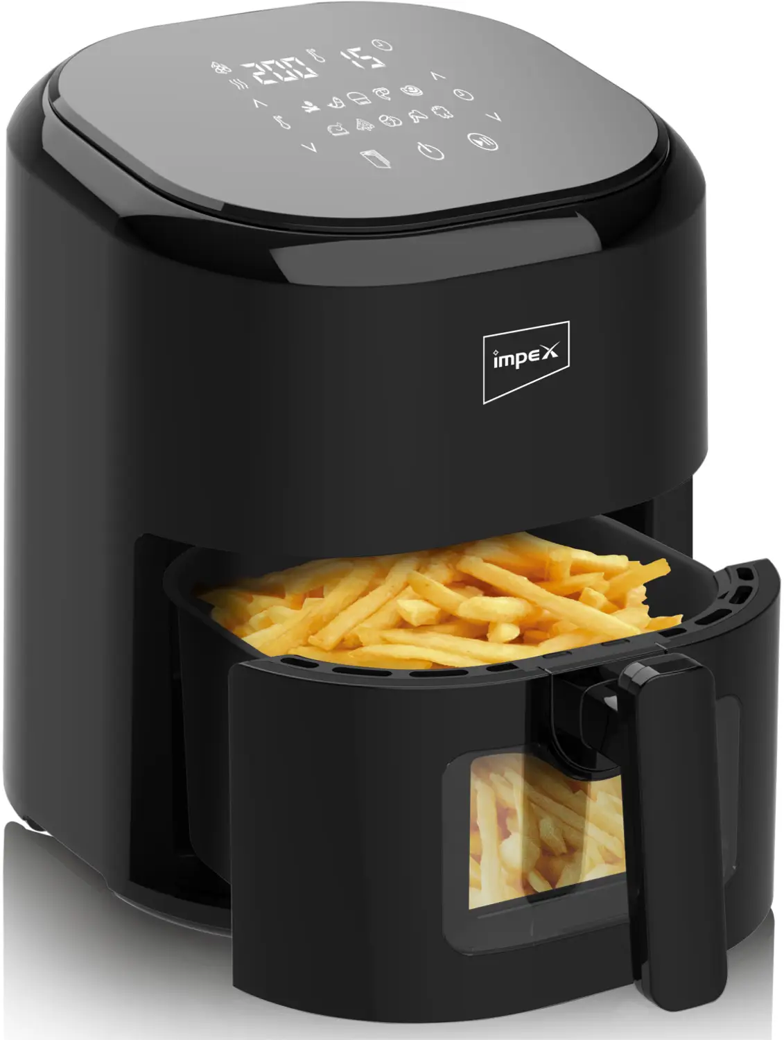 IMPEX Air Fryer DS45 SMART FRY with Transparent window Air Fryer (4.5 L)